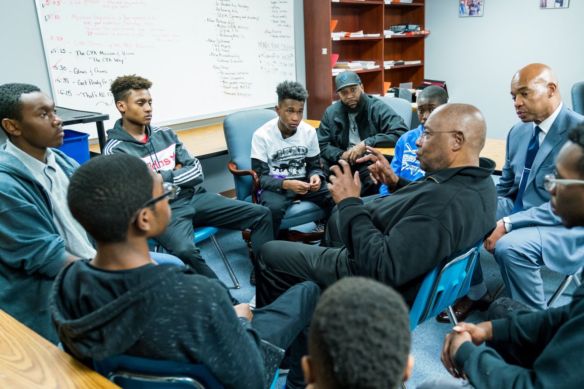 Young men and mentors of Josiah's Sons